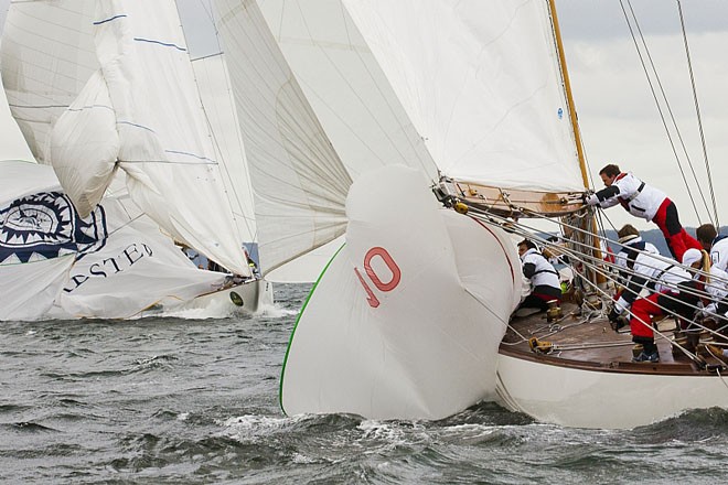 Trivia (GER 10) and Evaine (K 2) - Rolex Baltic Week 2011 ©  Rolex/Daniel Forster http://www.regattanews.com